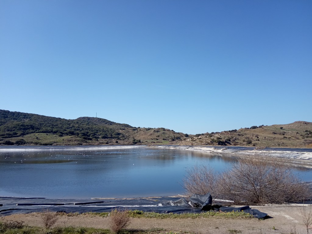 Molivos reservoir in sunny&nbsp;weather